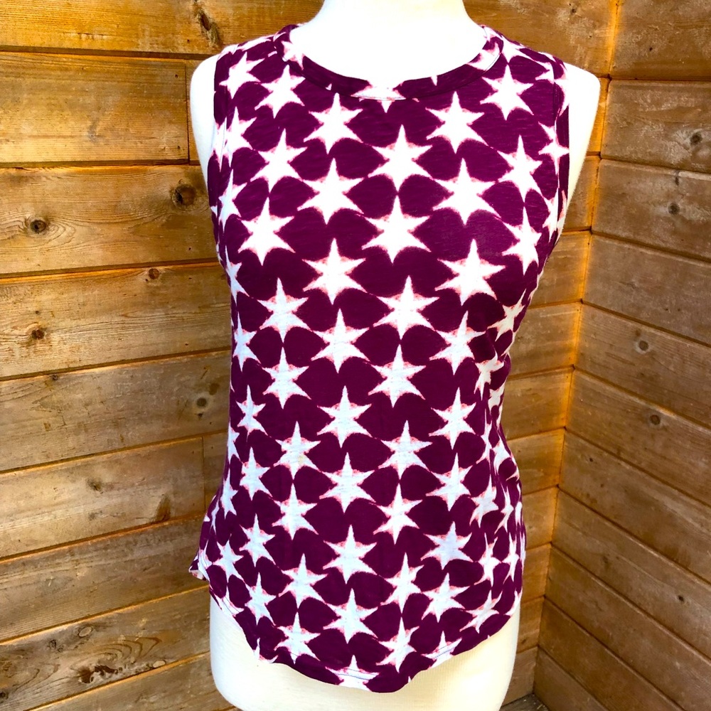 Lucky Brand - Star Tie Dye Tank Top - S